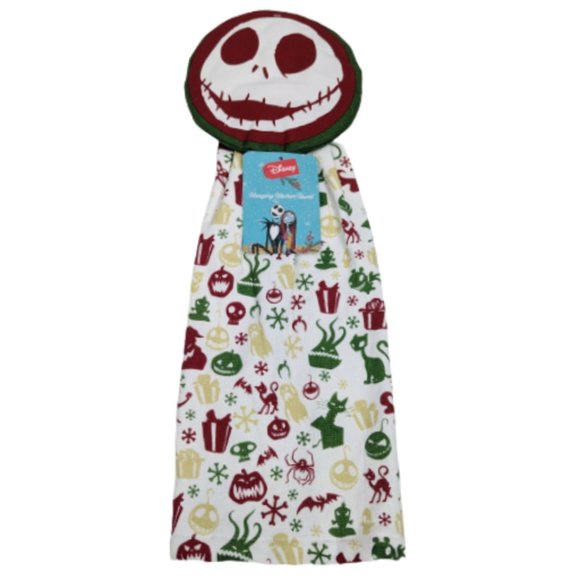 Disney The Nightmare Before Christmas Hanging Kitchen Towel - Picture 1 of 5